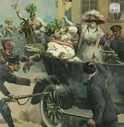 1914年6月28日，星期日，萨拉热窝。上午10点45分。