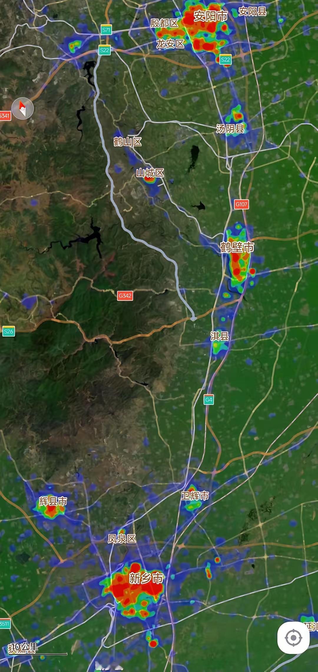 京广铁路似一条珍珠项链，把豫北的安阳市，鹤壁市，新乡市串联在一起。三座城市各有各