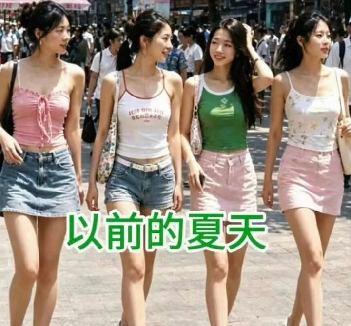 以前的夏天vs现在的夏天​​​