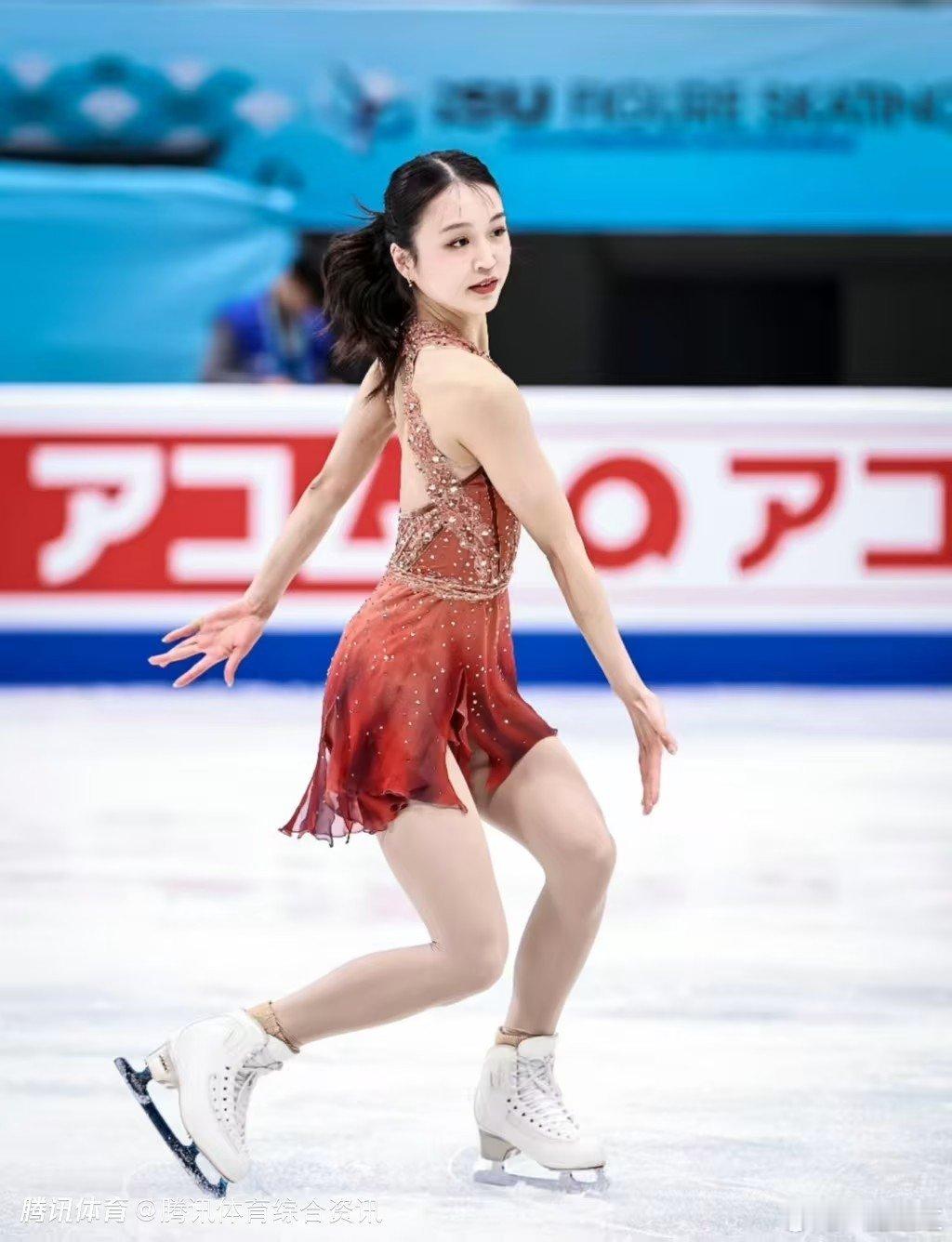 在四大洲花样滑冰锦标赛女子单人滑短节目中，中国选手朱易以3T3T翻身、2A、3L