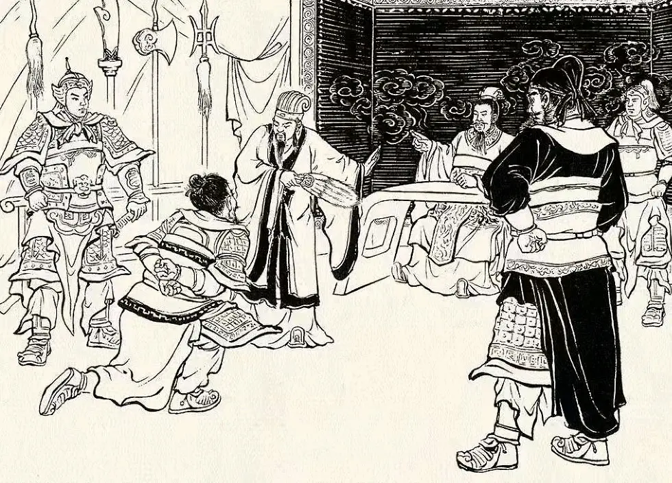 刘备喝令刀斧手将被擒之人推出斩首，孔明连忙摆手：这人可是个宝贝，杀不得...