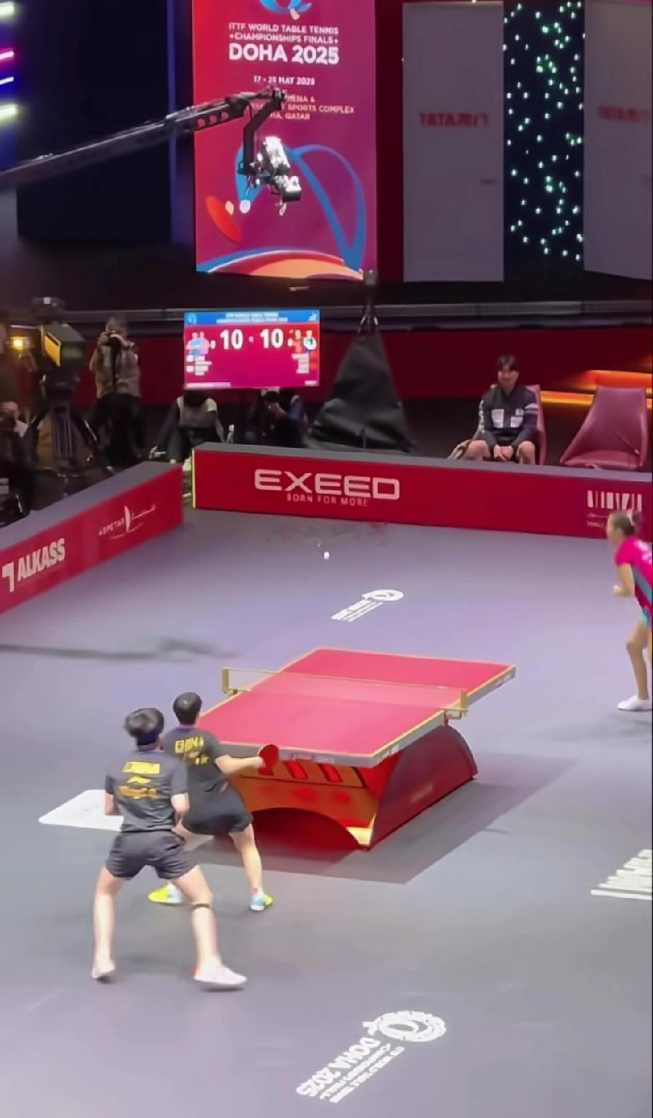 当韩国教练摇头的时候，才知道得莎莎者得天下，这句话的含金量。沙头和林申混双，只