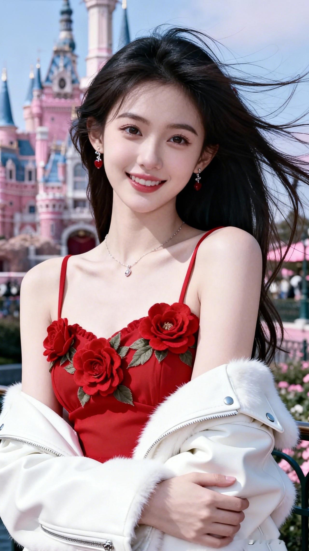 风情万种公主风穿搭，绝美颈肩与时尚外套的完美搭配，甜美又优雅！🌹👗💍风情万