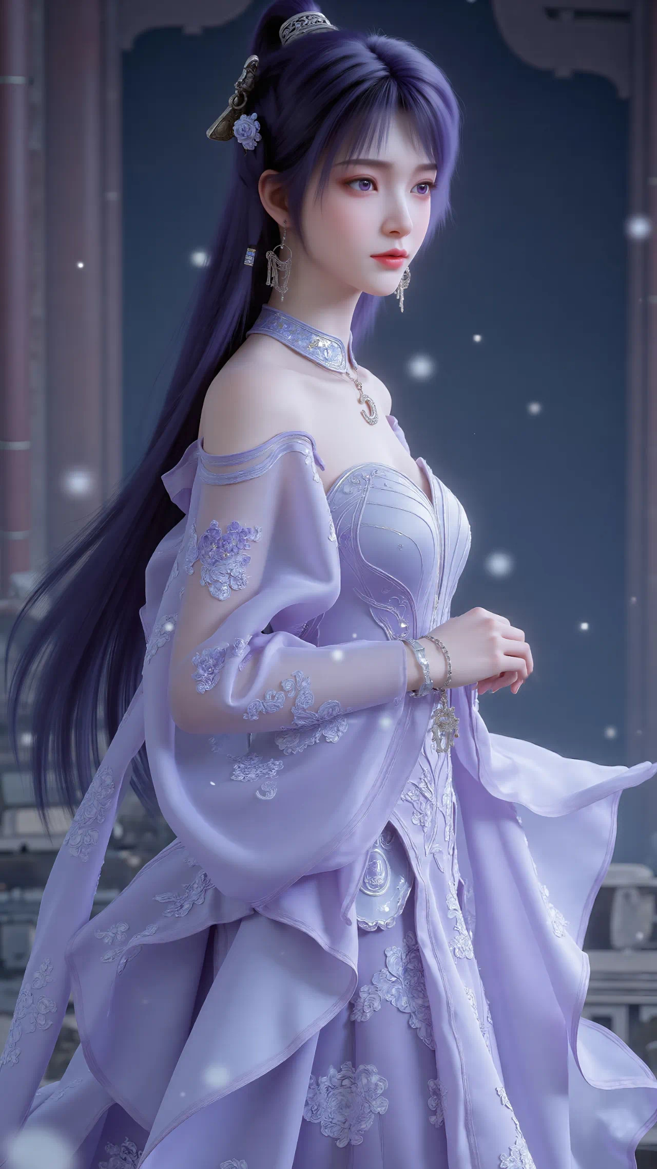 遮天姬紫月【精致美图】叶凡大帝已经崛起，紫月姑娘还在潜修！国产动漫动漫星域[