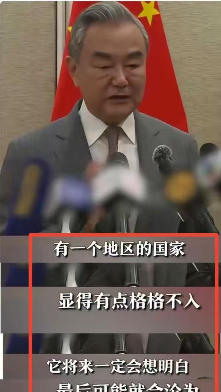 王毅外长所指的那个国家，你一定知道。“它与其他国家格格不入，经常狗急跳墙，甘愿