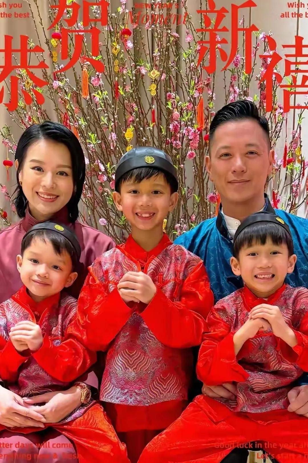 一肚子的而已啊！胡杏儿生了三个都是儿子而且个个帅气她一定很像有个女儿