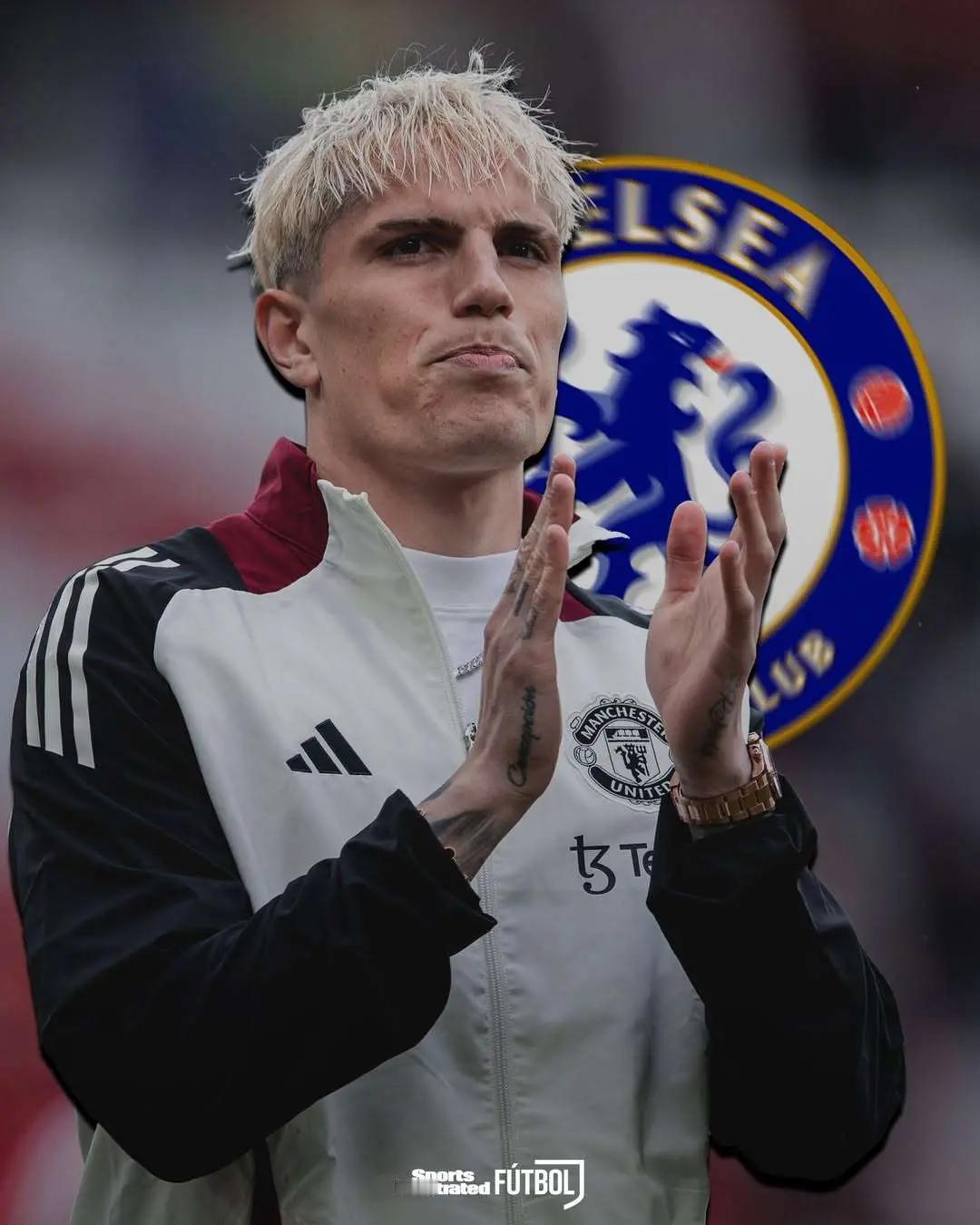英媒Talksports消息表示，加纳乔已经告诉朋友将加盟切尔西。曼联对加纳乔要