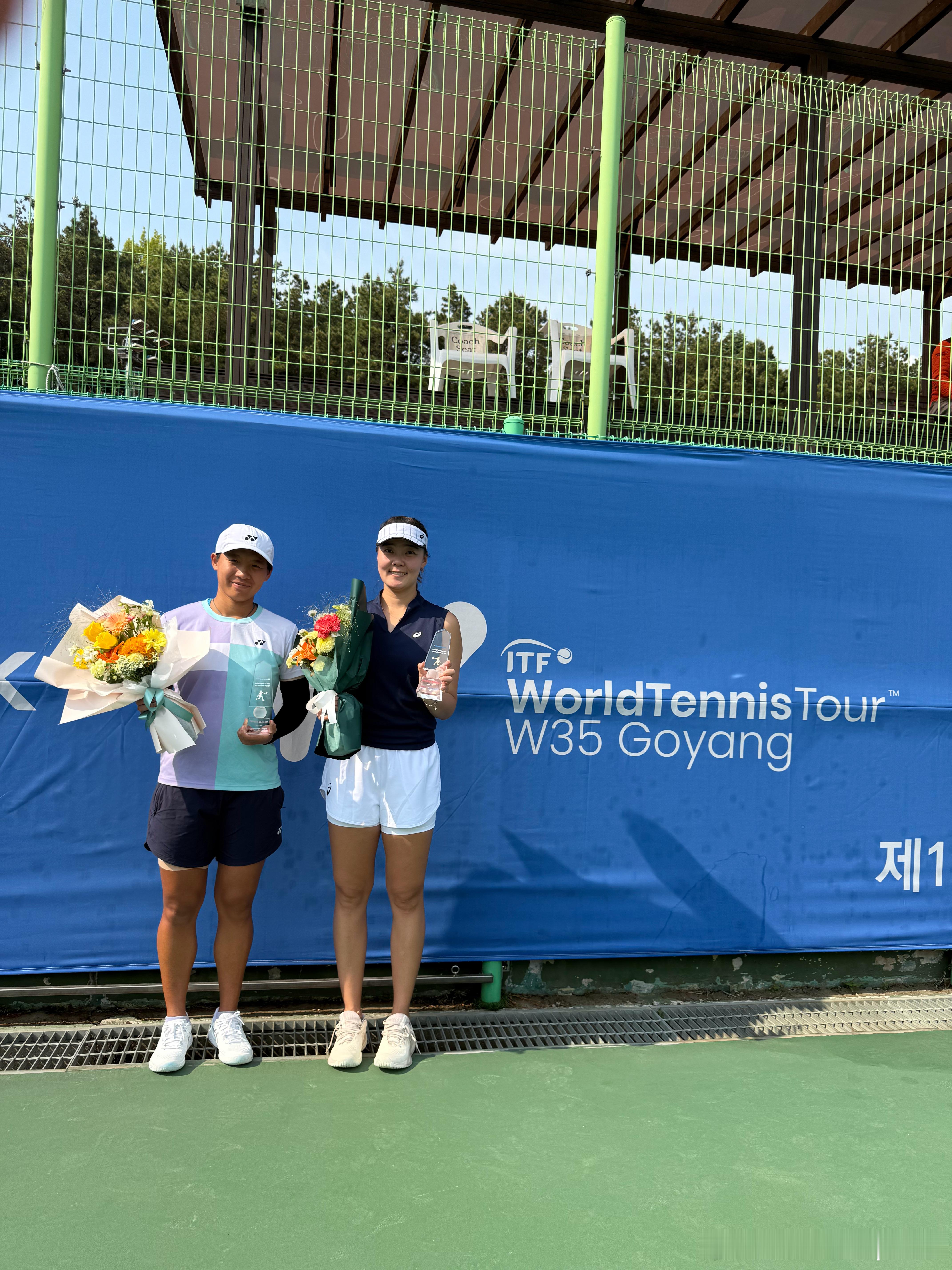 🏆🇰🇷高阳W35女双决赛🇨🇳丰硕/🇨🇳李宗钰6-2/7-5🇯🇵