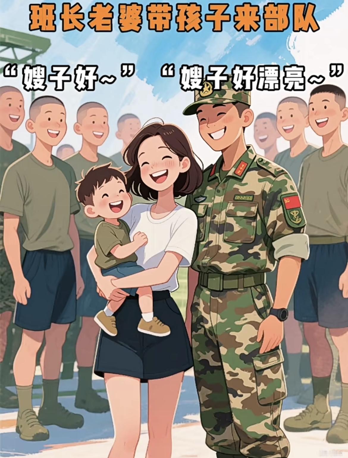“班长媳妇来部队[吃瓜][滑稽笑][吐舌头眯眼睛笑]”
