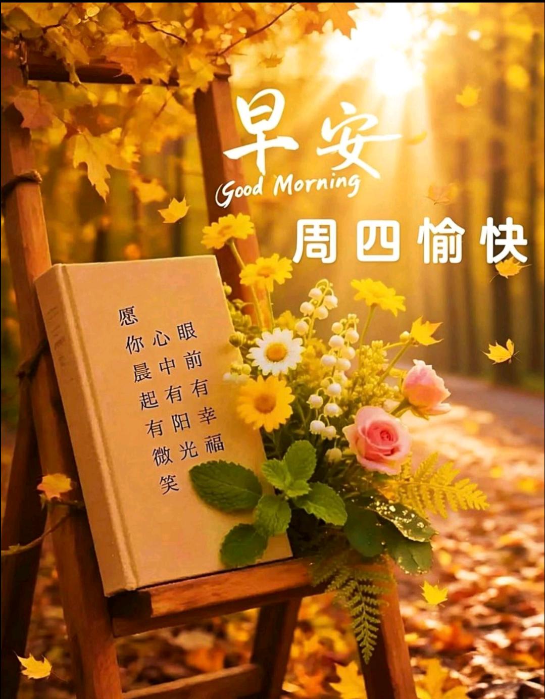 ᑋᵉᑊᑊᵒ🌈早上好！新的一天，不必纠结过往，不必焦虑未来，珍惜当下才是最好的，