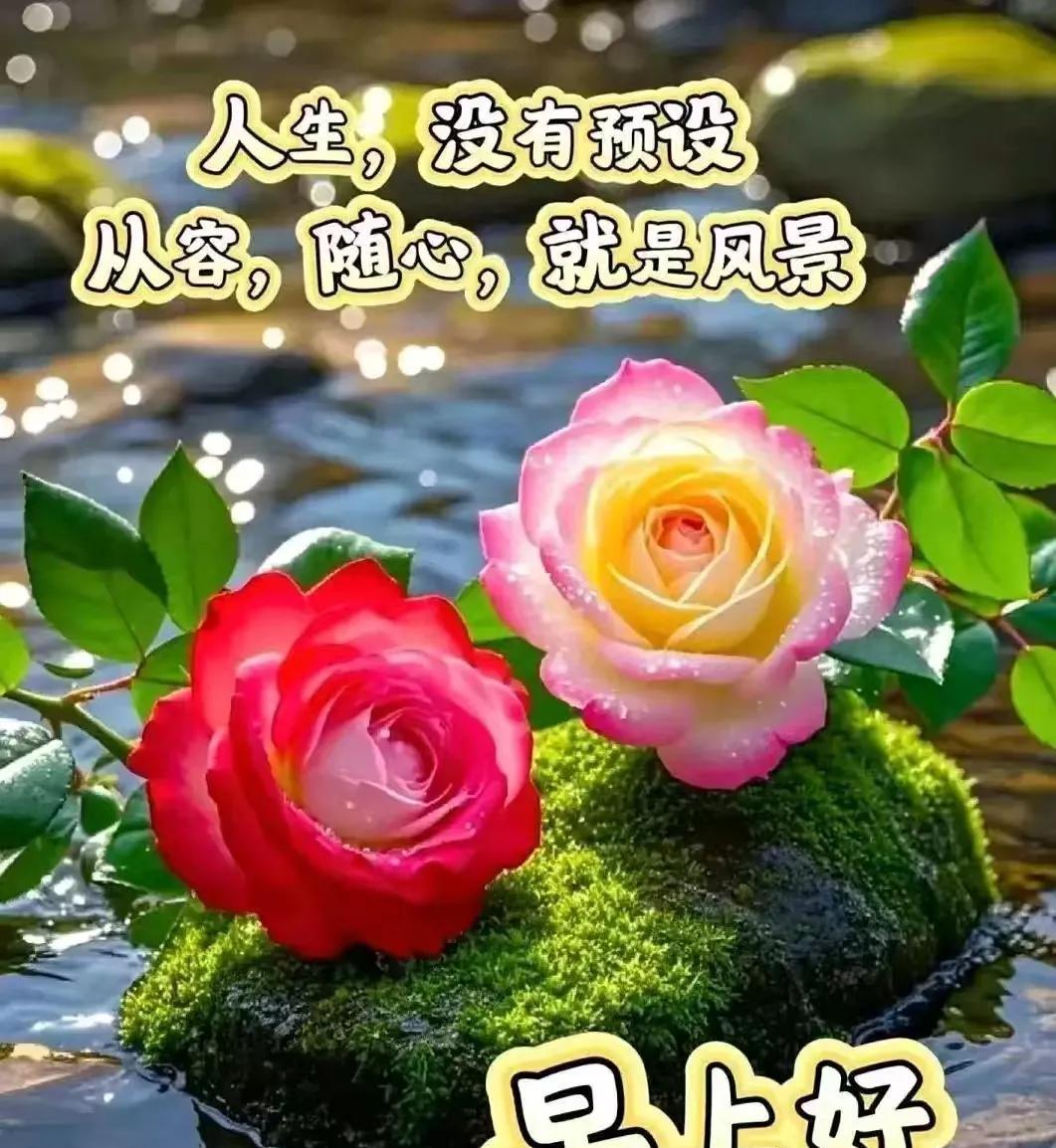 今日感悟：人生，没有预设；从容，随心，就是风景。感悟分享——今日，于喧嚣尘世