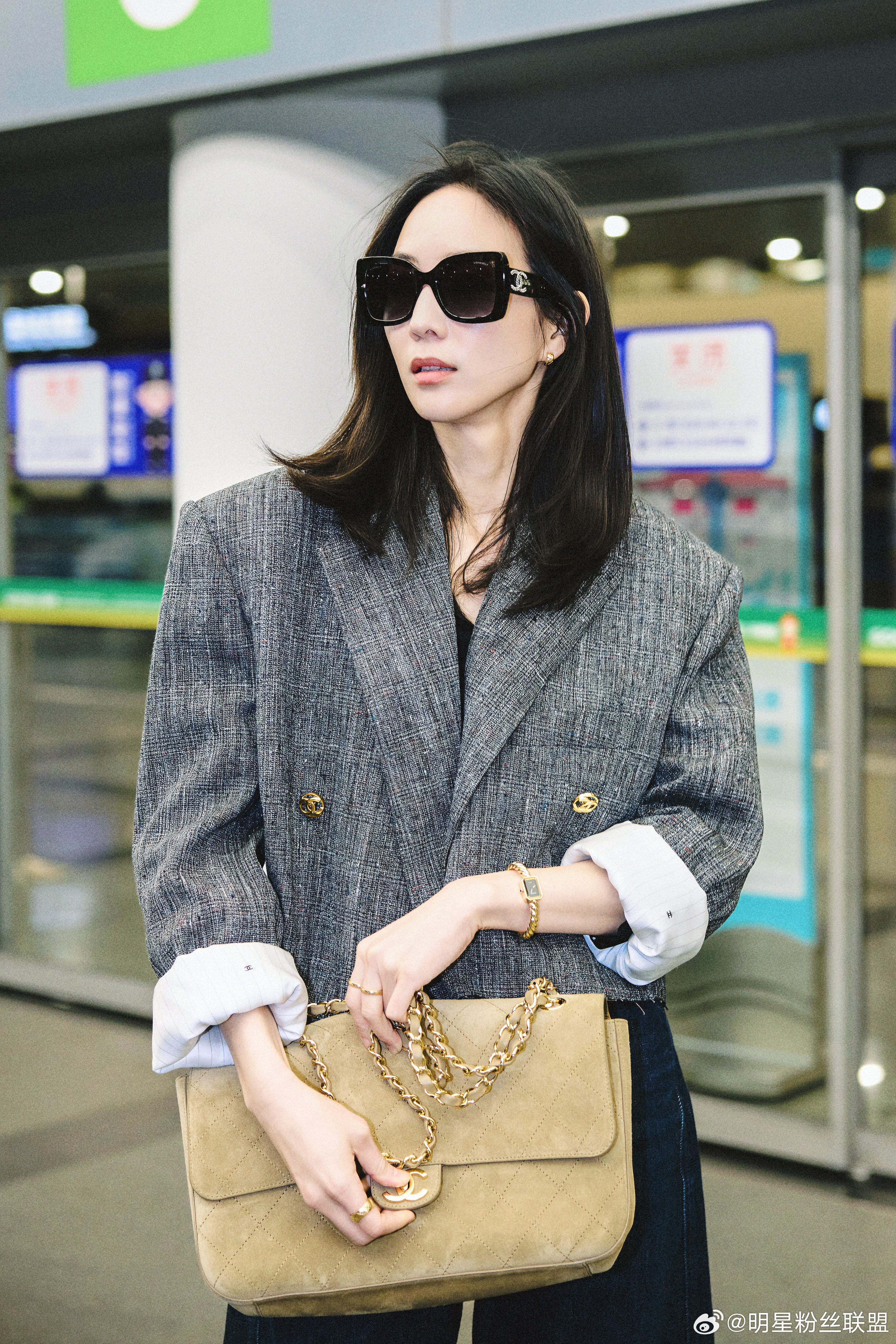 张钧甯别试探了有市场hello时装周都说张钧甯的颜get不到算我输！出发loo