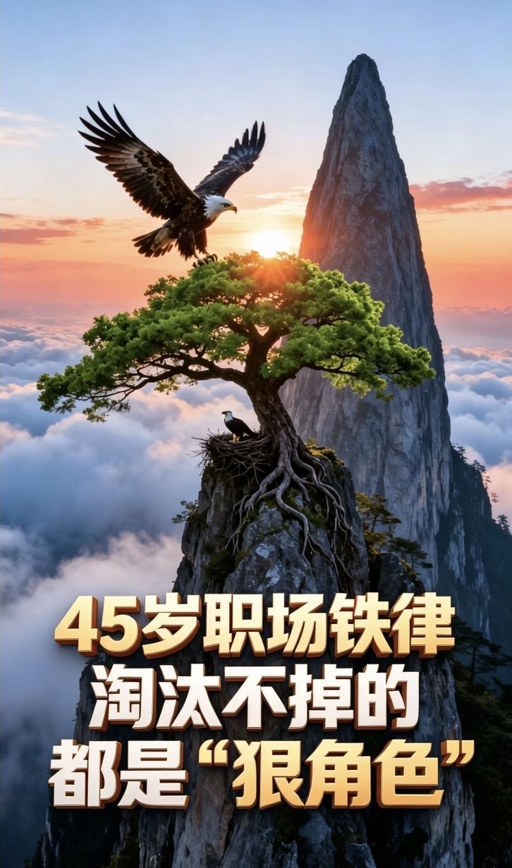 45岁职场铁律：淘汰不掉的，都是＂狠角色＂江湖不论资历，只论筹码一一45