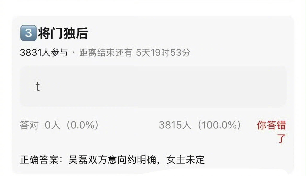 吴磊签了《将门毒后》意向约，他出演谢景行一角大家满意吗？女主个人比较看好宋祖儿，