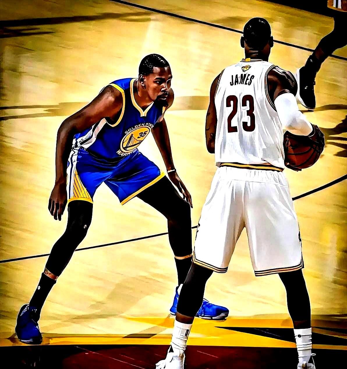 骑士本该有的三连冠，硬生生被杜兰特一次转会给干没了。2016年，詹姆斯带队1