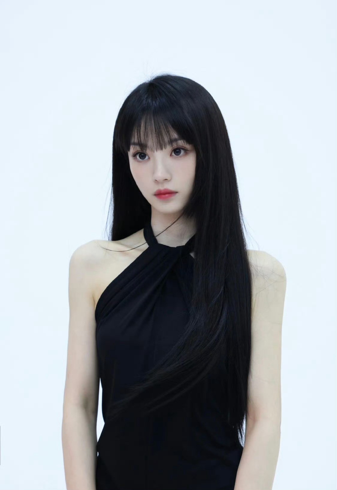 田曦薇是刘海黑长直最权威的姐姐田曦薇有刘海漂亮，没刘海也漂亮美女啥样都漂亮，都