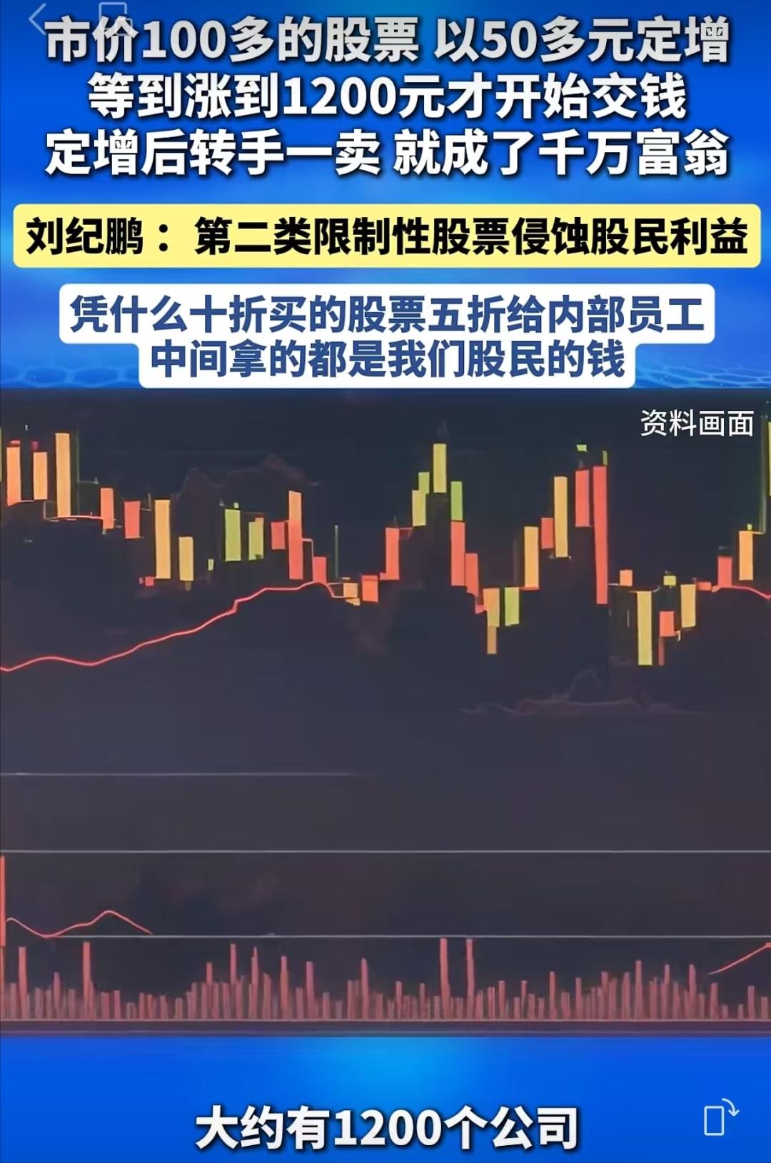 刘纪鹏懂不懂经济，懂不懂财经啊！这都要问凭什么？！定增价格是符合证券法，按照证