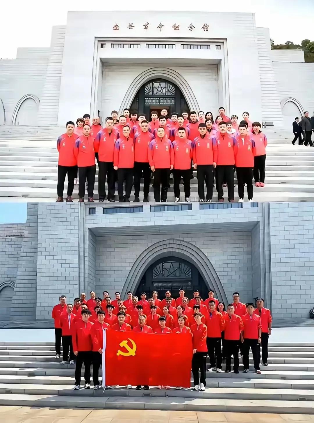 一身官气和教练队员之间有明显的突出，尽显官威先敬罗衣后敬人级别很明显[捂脸哭][捂