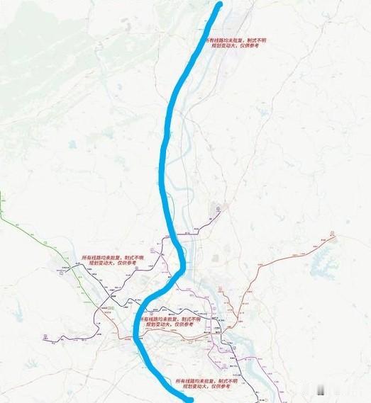 绵阳市在十五五规划报告中构设的这条轨道交通路线图真正体现了其发展的远见性和自信心