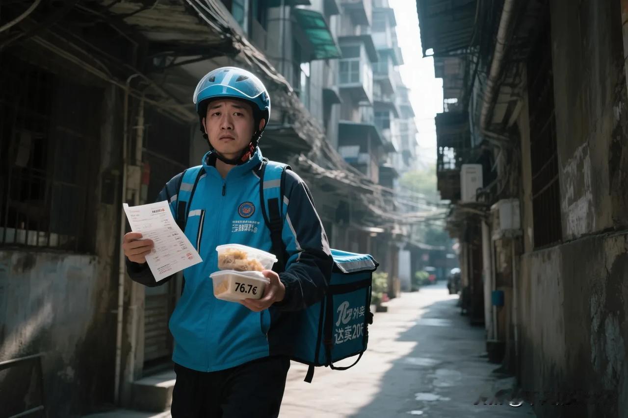 走路送外卖第20天，总收入76.7元8月6日是我走路送外卖第20天，总收入7