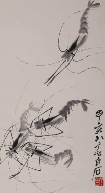 一天上午，齐白石上街买菜，看了一圈没满意的，正要离开时，见一个小伙白菜鲜嫩，便问