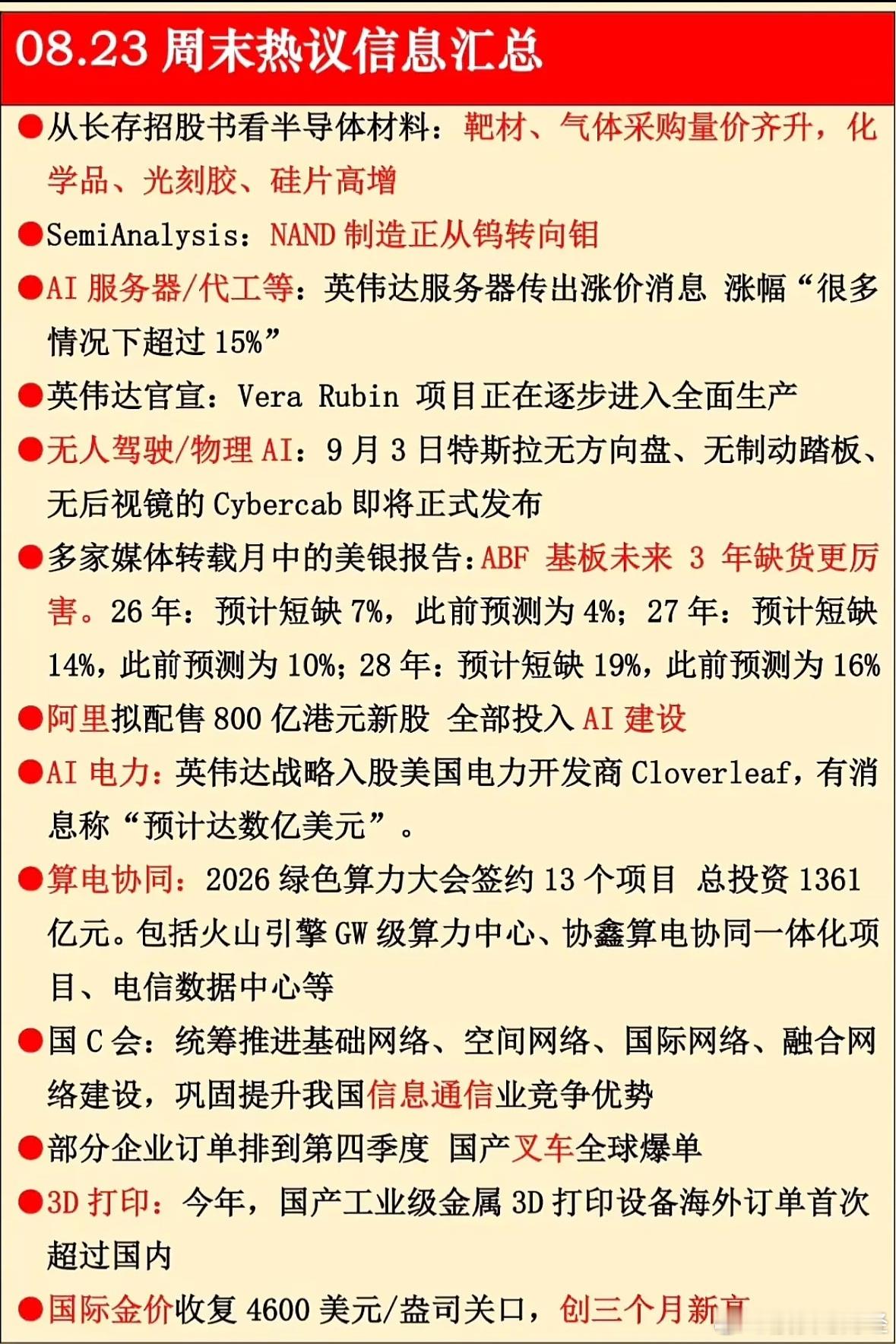 8月23日热点信息汇总