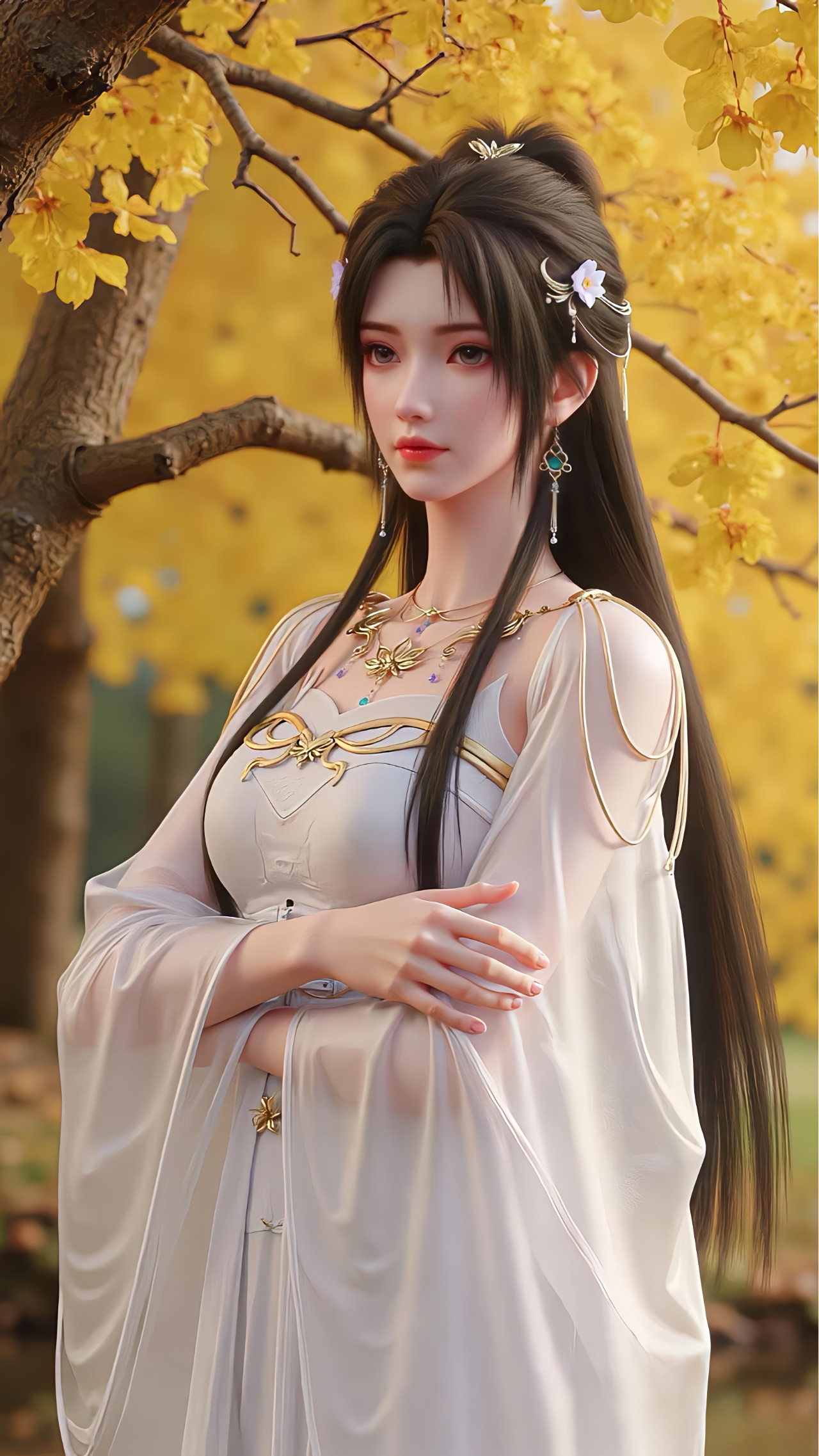 完美世界清漪【精美壁纸】上界后第一套装扮，确实挺仙儿的！​​​
