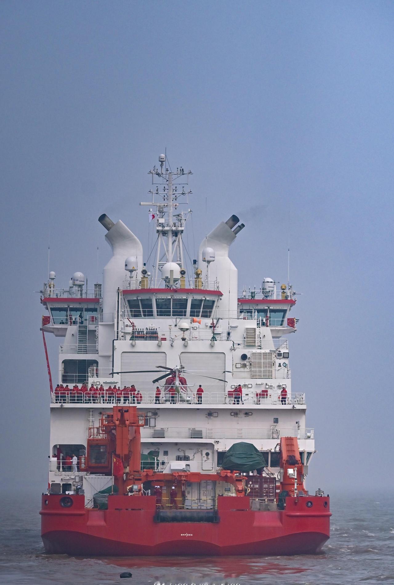 中外舰闻‘’雪龙号‘又又’出发南极