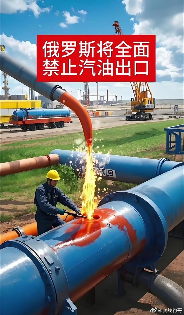 俄罗斯突然出手！4月1日起至7月31日，禁止汽油出口，为期4个月！俄副总理诺瓦克