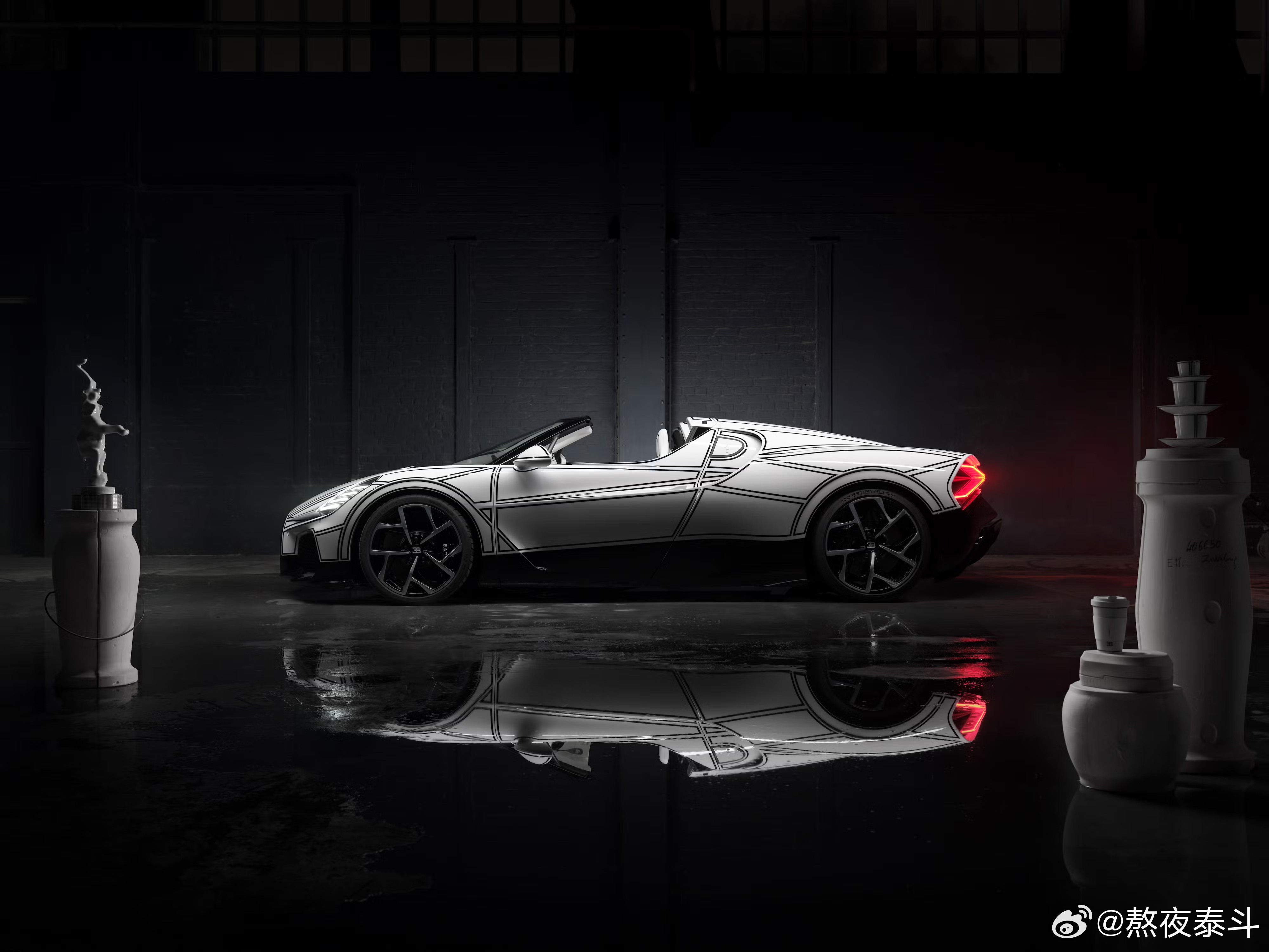 布加迪公布了其定制部门SurMesure的最新力作——Mistral“永恒之白