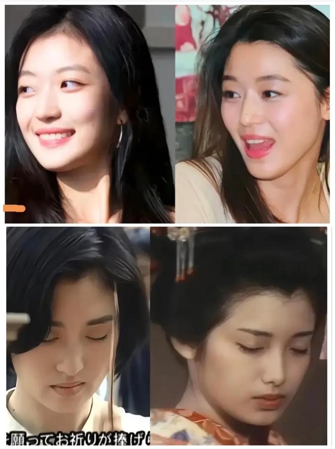 孙千这波撞脸全智贤是真的绝，不是硬蹭那种，眉眼带笑时那股劲儿，跟全智贤演《我的野