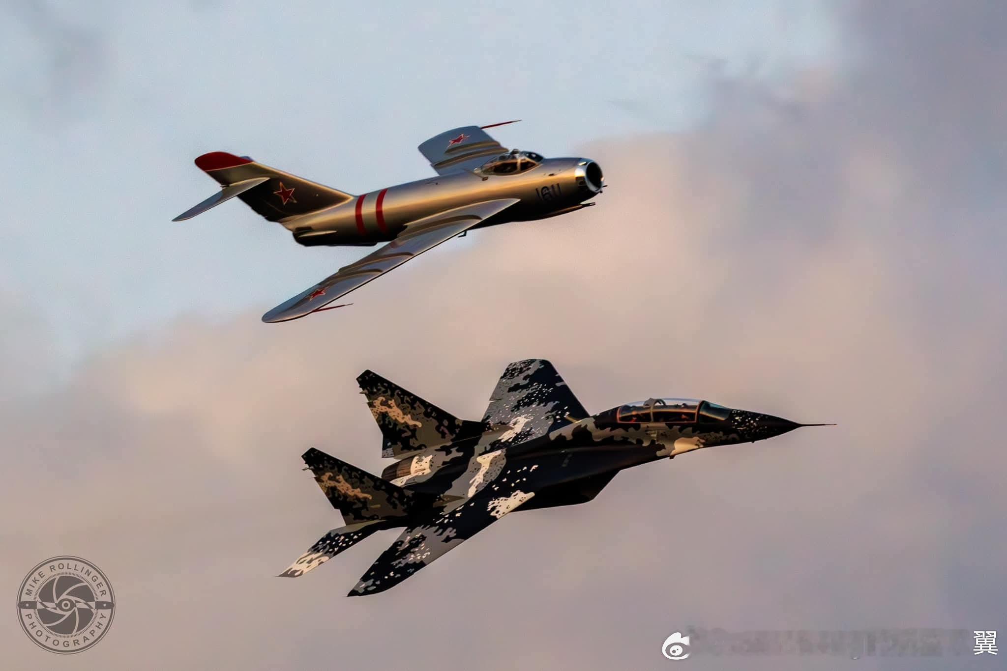 米格战斗机祖孙