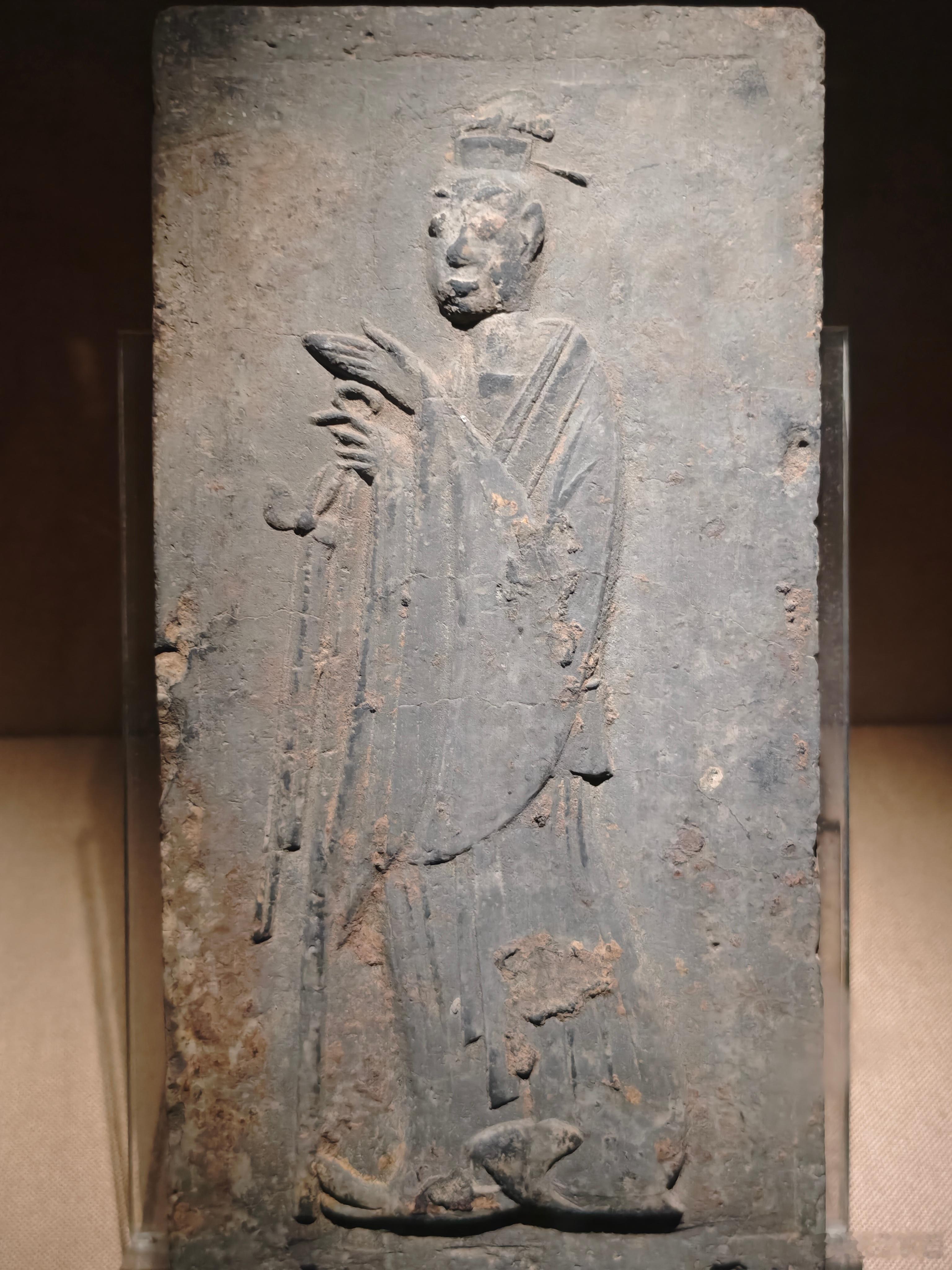 常州博物馆展南朝画像砖​​​