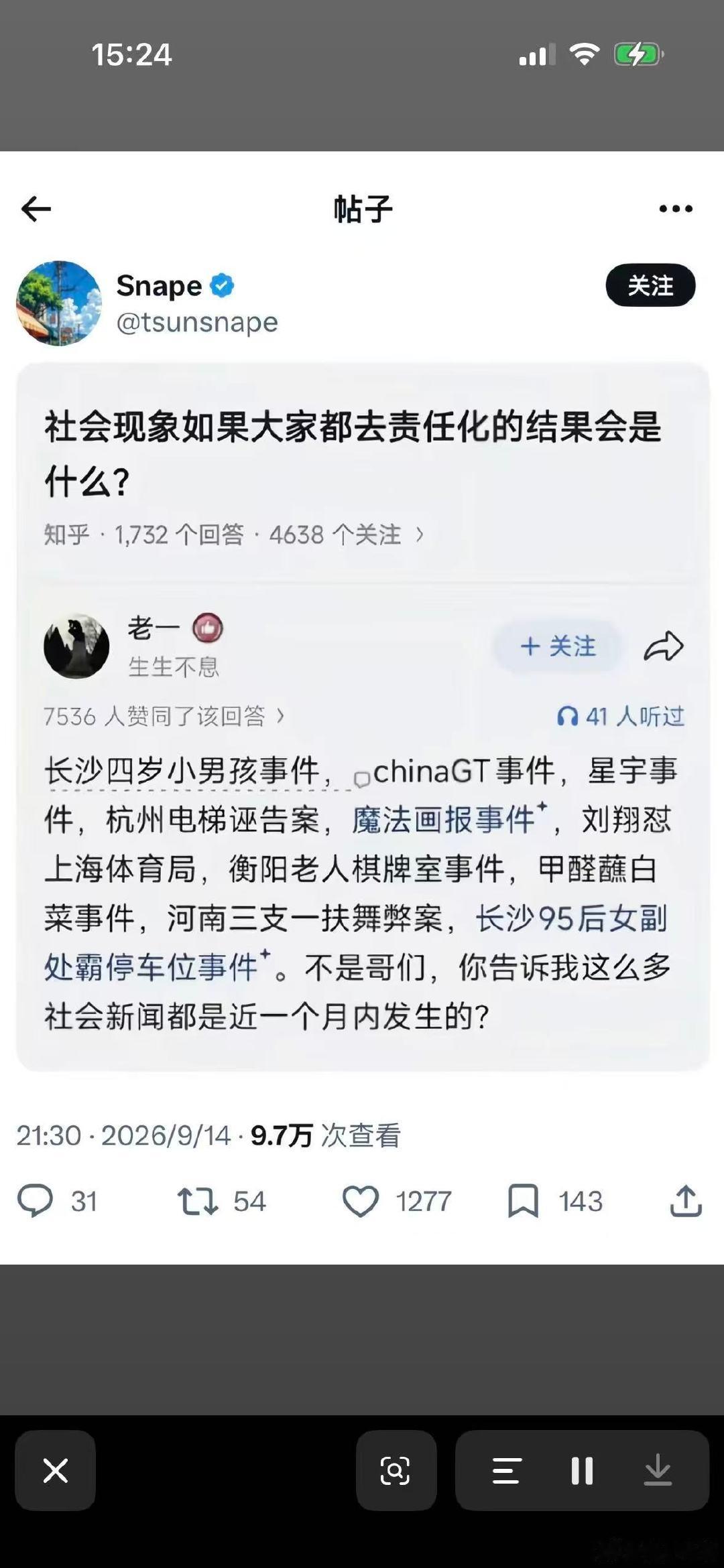 一周内发生的事情...​