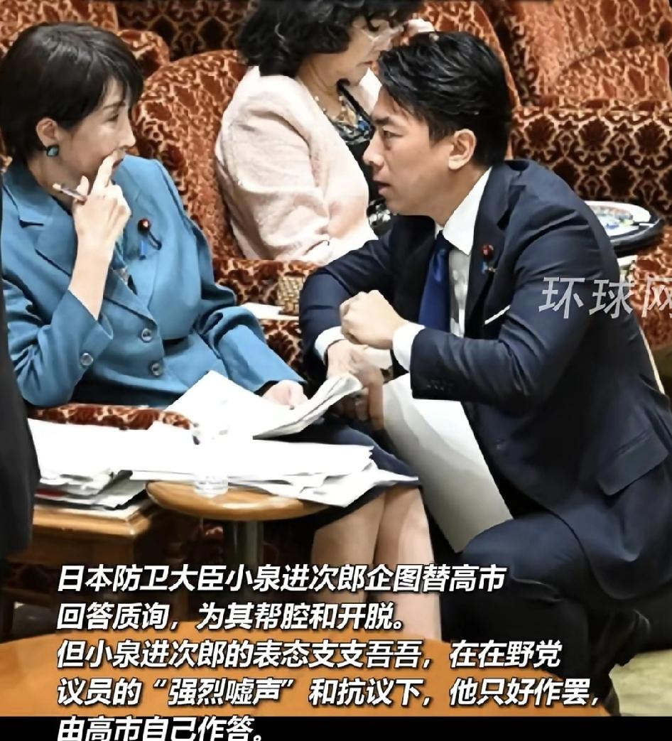 小泉当众单膝跪高市，后者神态很受用啊！虽说按他们本国礼仪，鞠躬和跪地是很普遍，