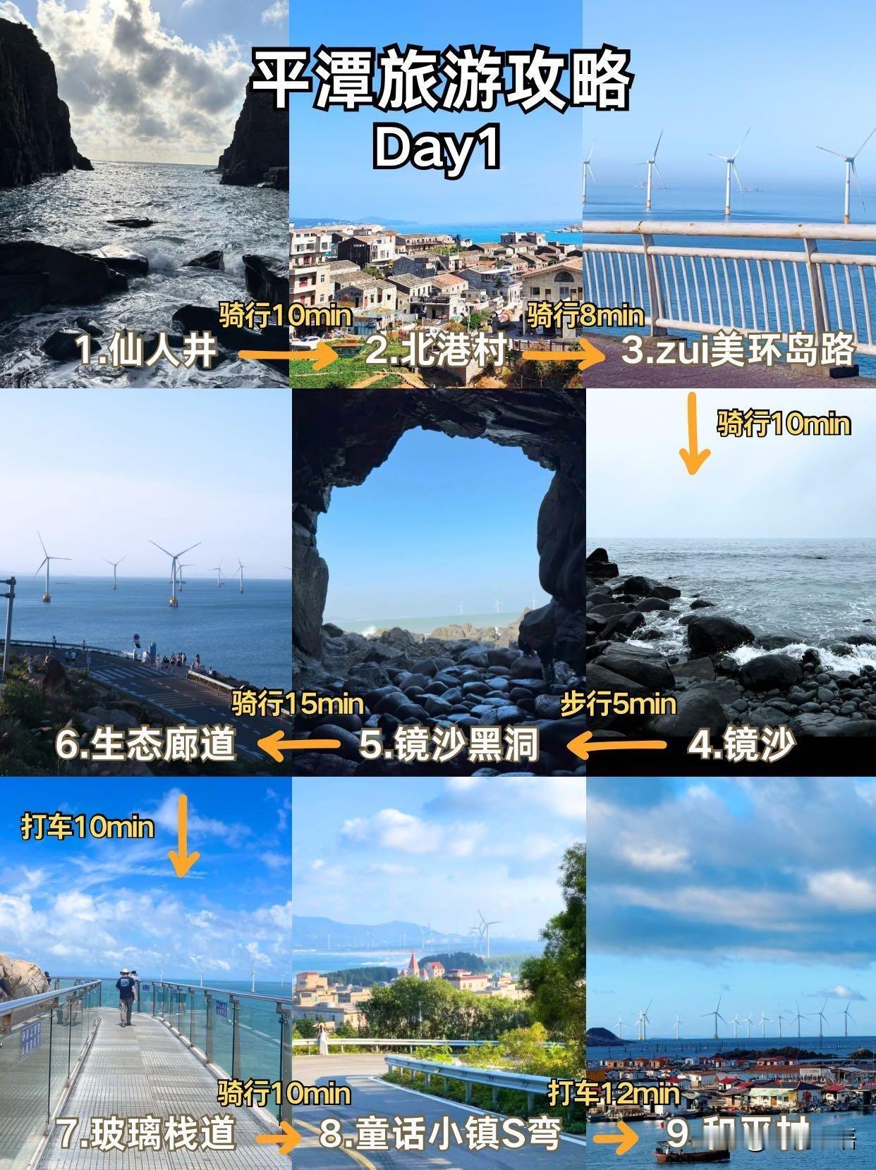 平潭岛2天1夜懒人攻略来啦！不用费脑做计划，照着玩就行，热门景点全打卡！