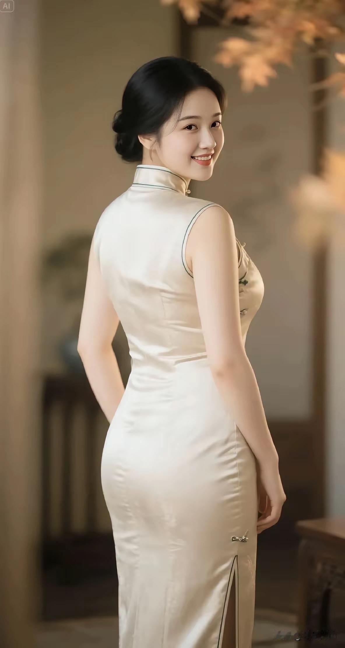 优雅旗袍，温婉如玉，尽显东方韵味