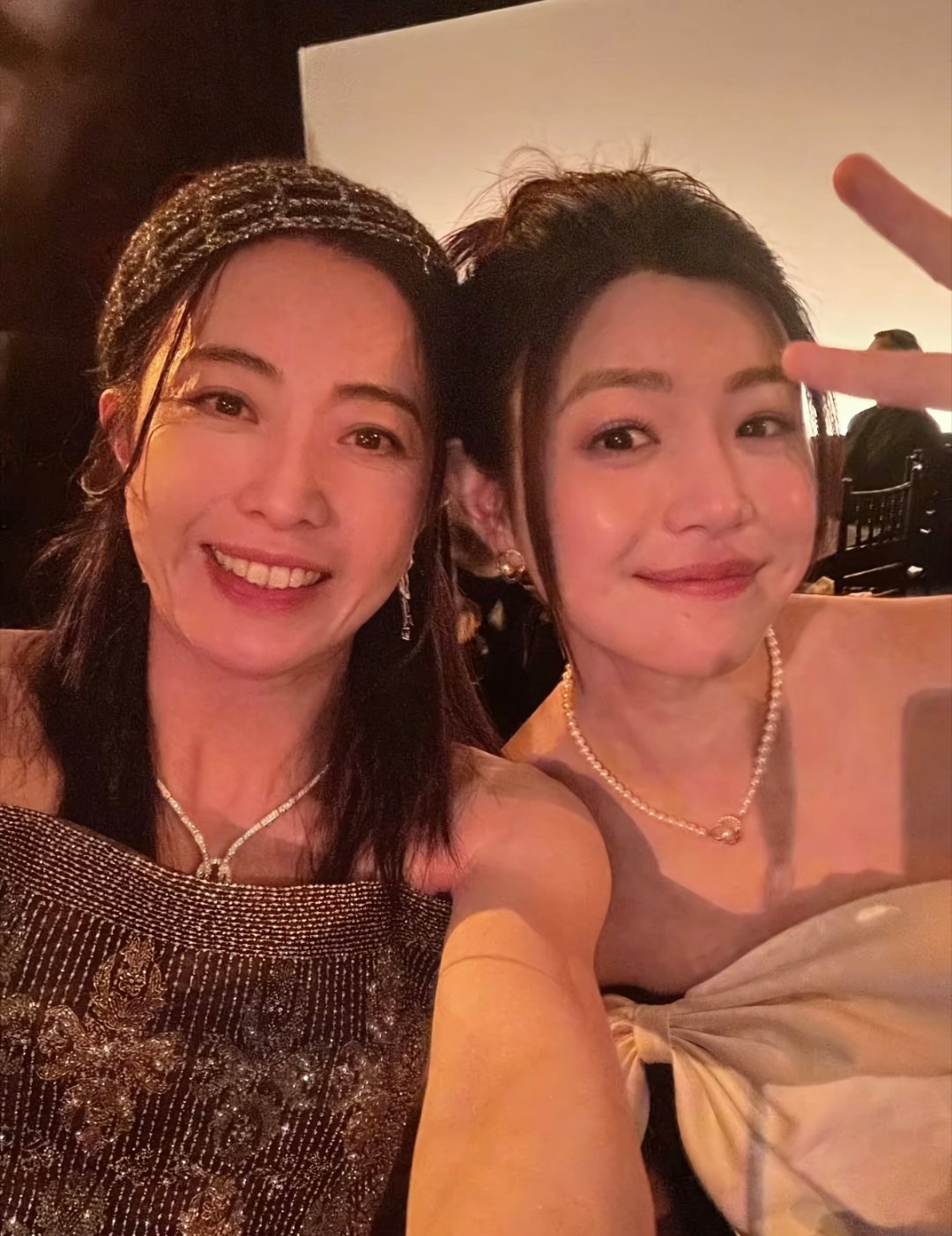 甘比和陈妍希同框​​​