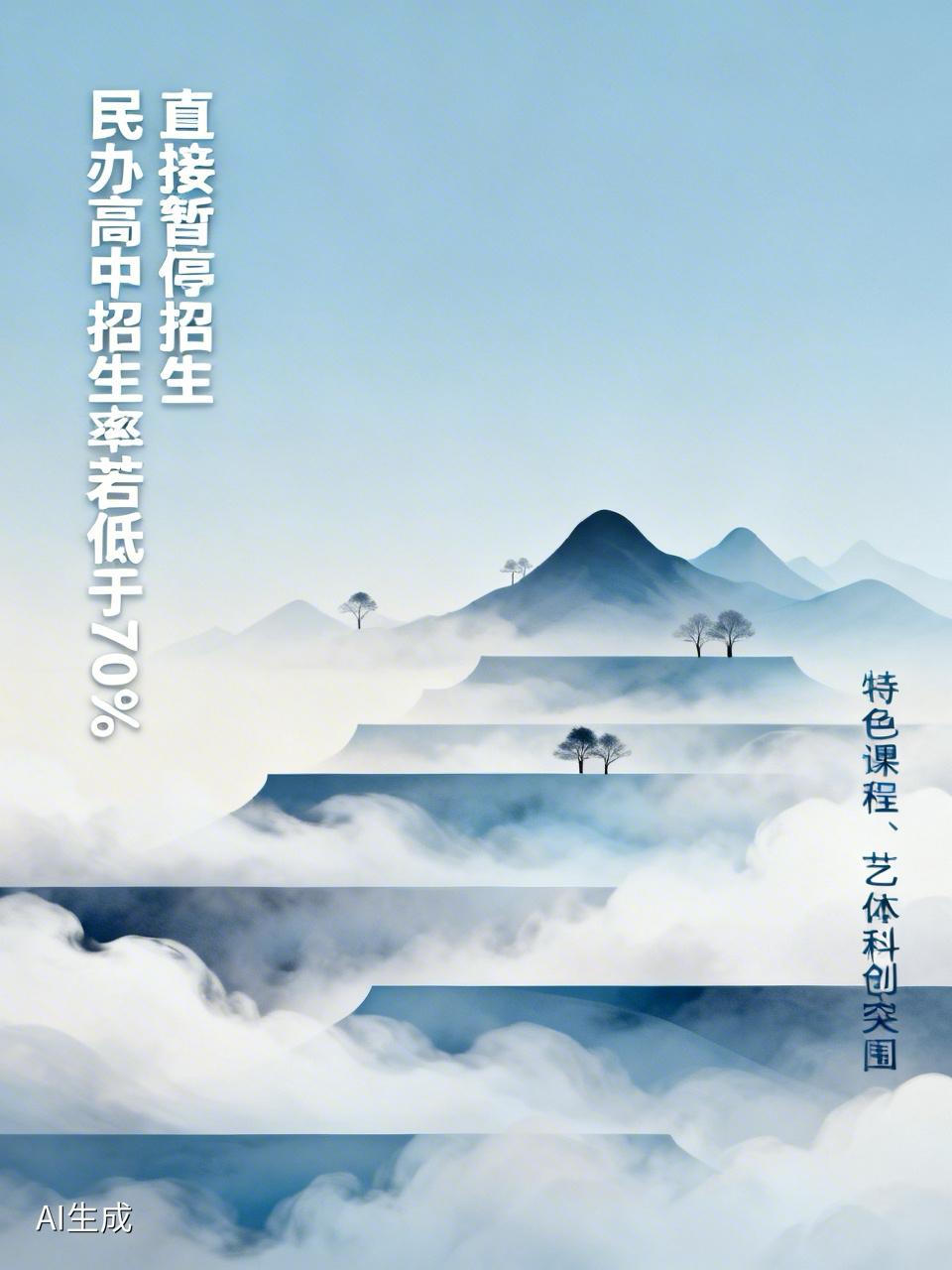 民办高中招生率若低于70%，直接暂停招生！这不是警告，这是民办学校的“生死令”