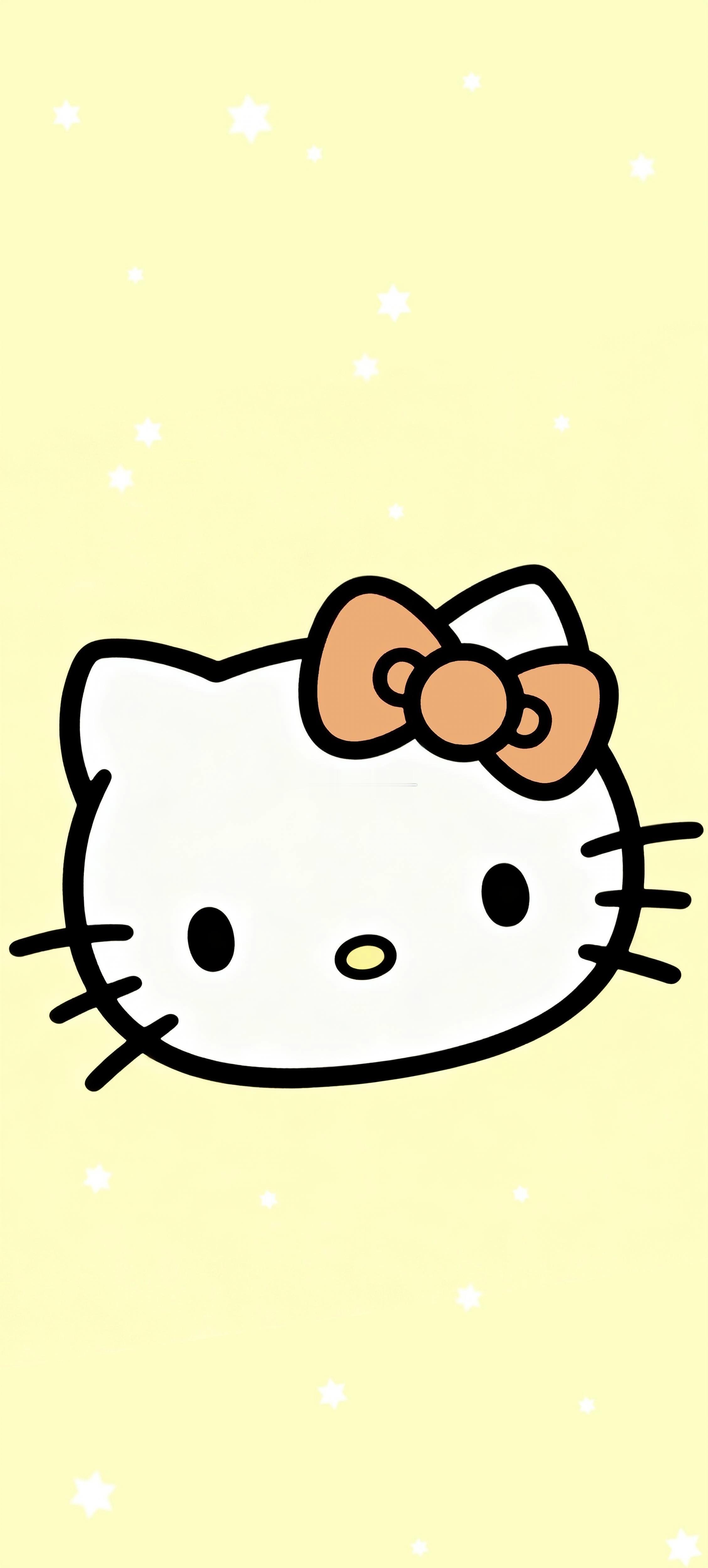 HelloKitty可爱卡通插画软萌粉色系壁纸