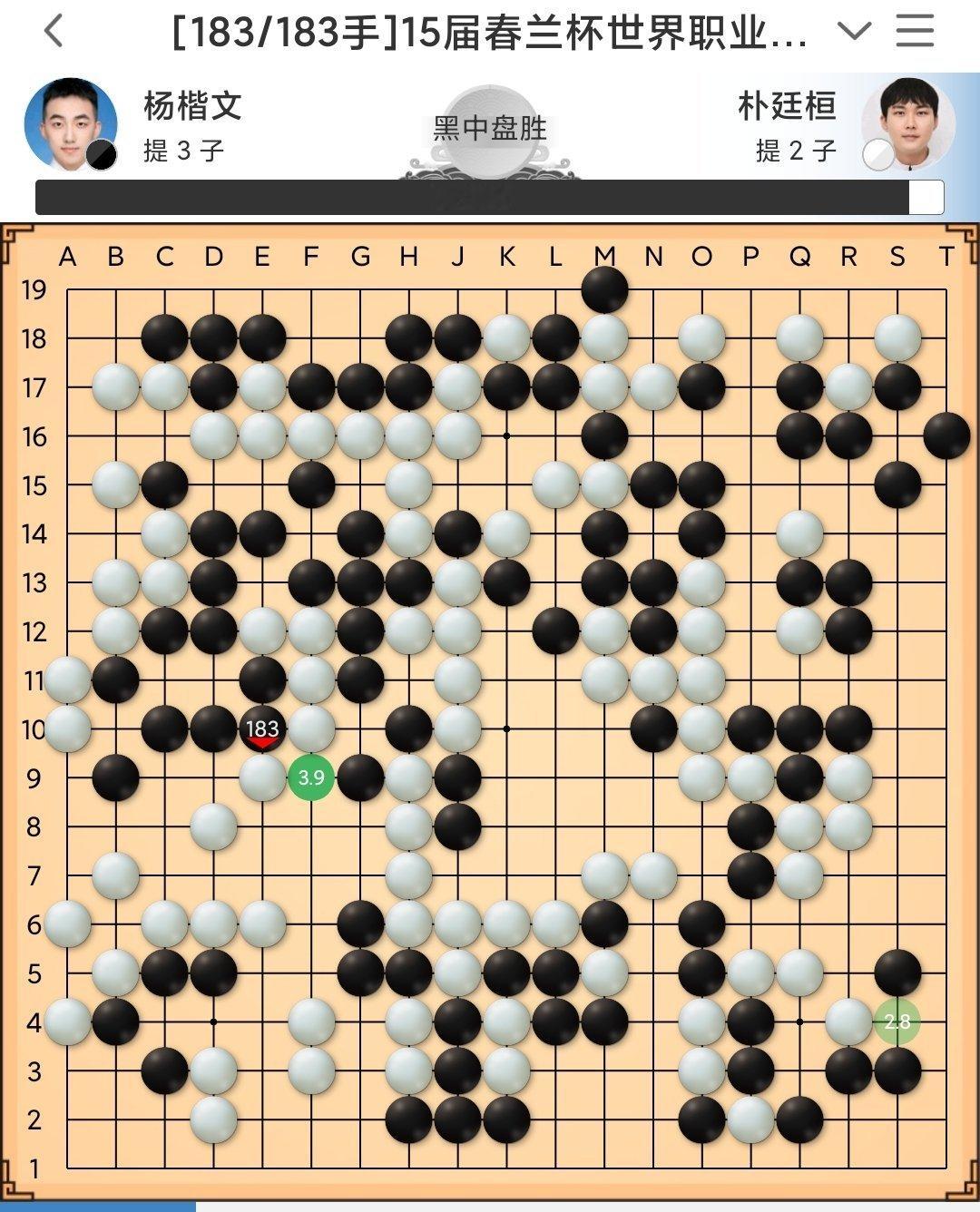 杨楷文2:1朴廷桓夺得春兰杯，打破一姓无二冠的魔咒杨鼎新、杨楷文，这是真的两个世