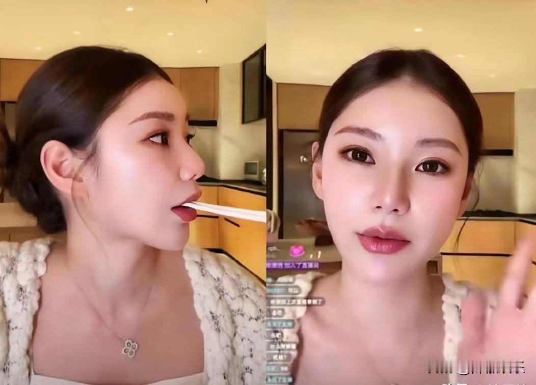 汪小菲就会捣乱，人家马筱梅直播得好好的他在一旁非要带着马筱梅去吃烤鸭。马筱梅也禁