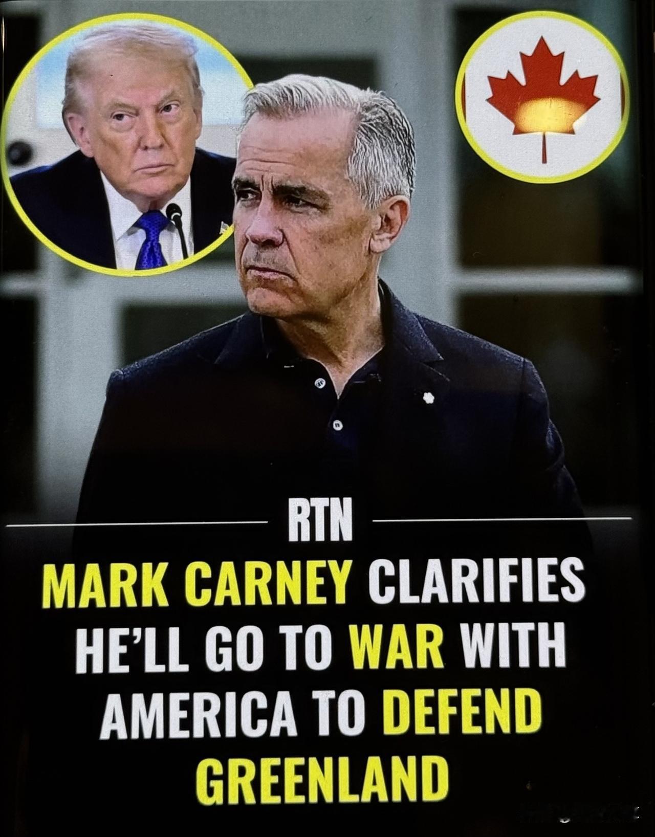 访华回去后，加拿大总理对美十分强硬，他表示丹麦有事，加拿大必参战！卡尼的态度，在