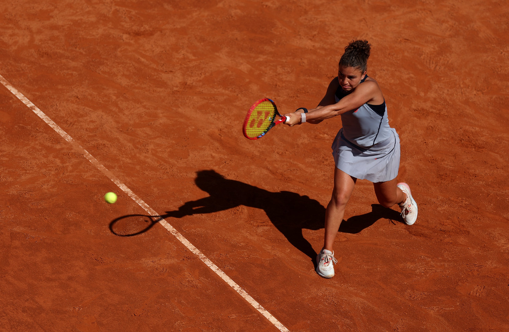 鲍里妮卫冕首战逆转晋级💪WTA1000罗马站第二轮，卫冕冠军、9号种子鲍里妮经