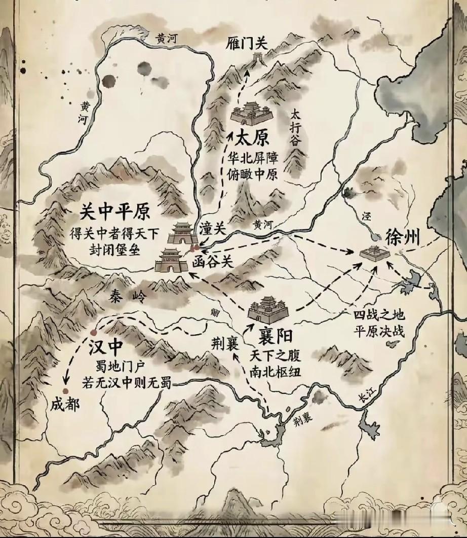 这些地方古时候就是兵家必争。