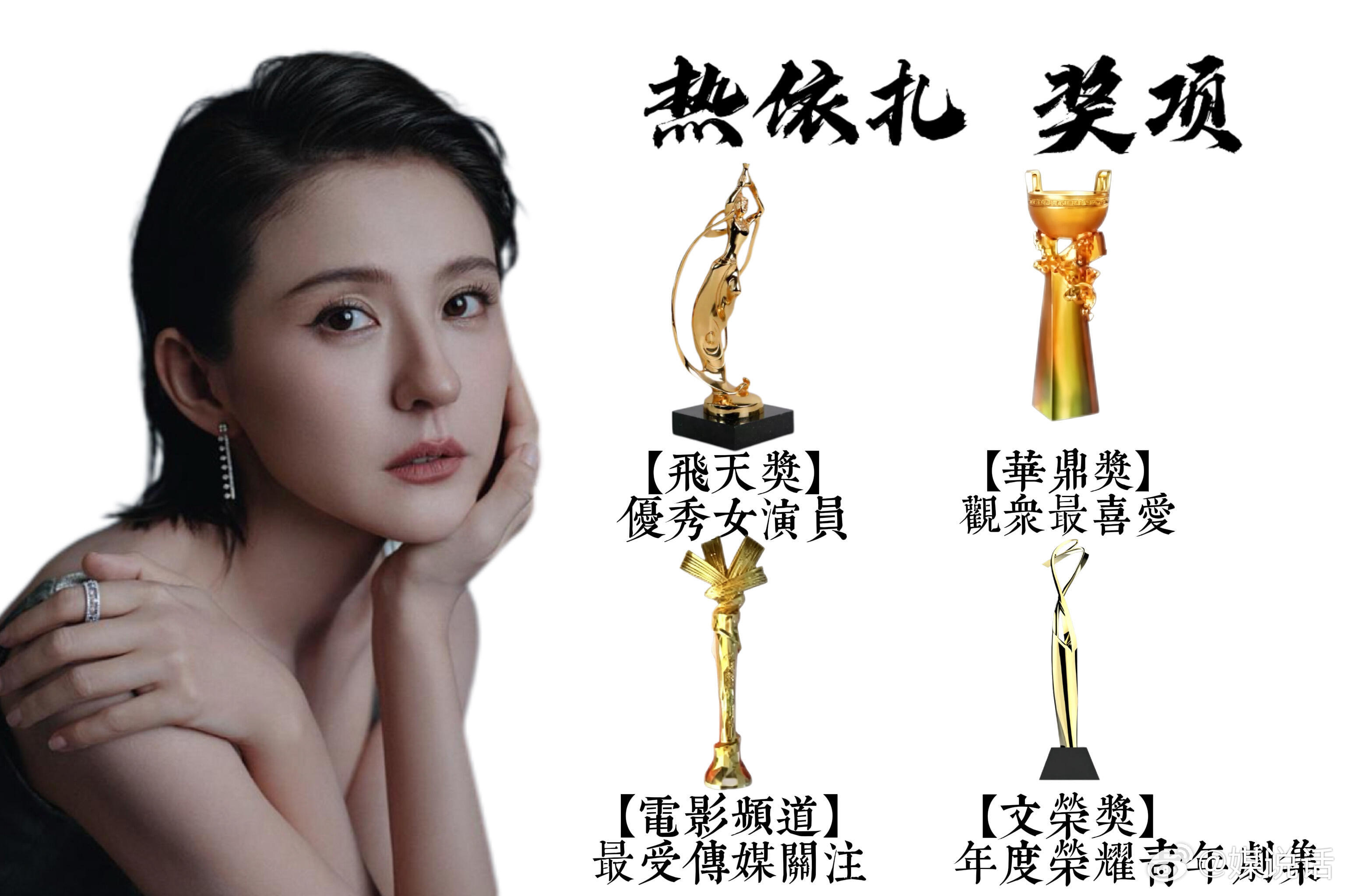 85后演员专业表演奖统计（不含人气奖）热门85花杨幂刘诗诗不在列。赵丽颖童瑶