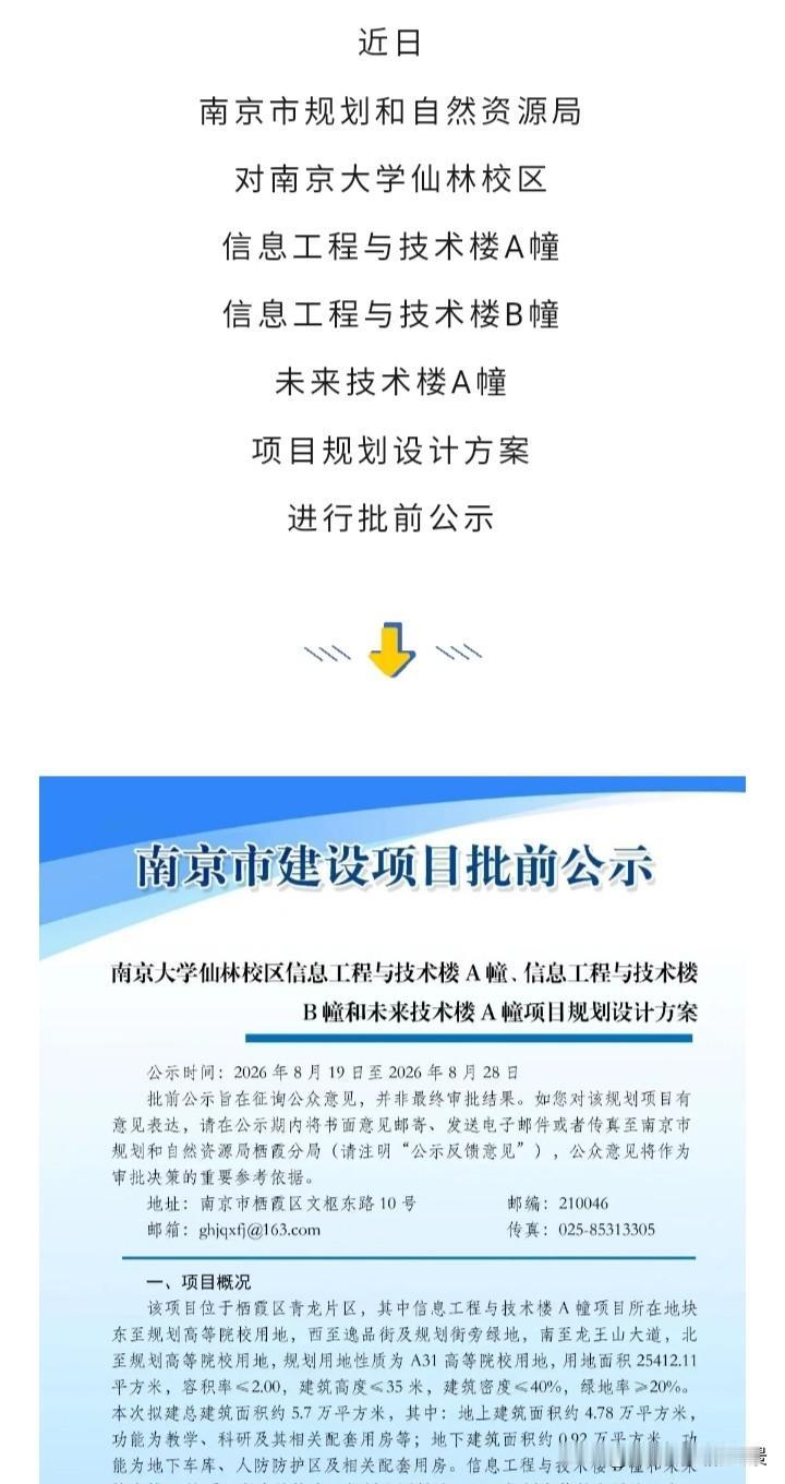 速度真快，南京大学仙林校区二期马上就要开工了，虽然只修建3栋大楼，但这3栋楼都是