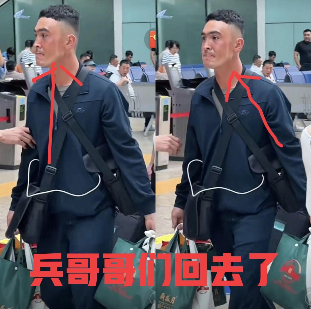 九三阅兵后，感悟真是“一人当兵全家光荣”！阅兵后脱下衣帽脸上露出“Y