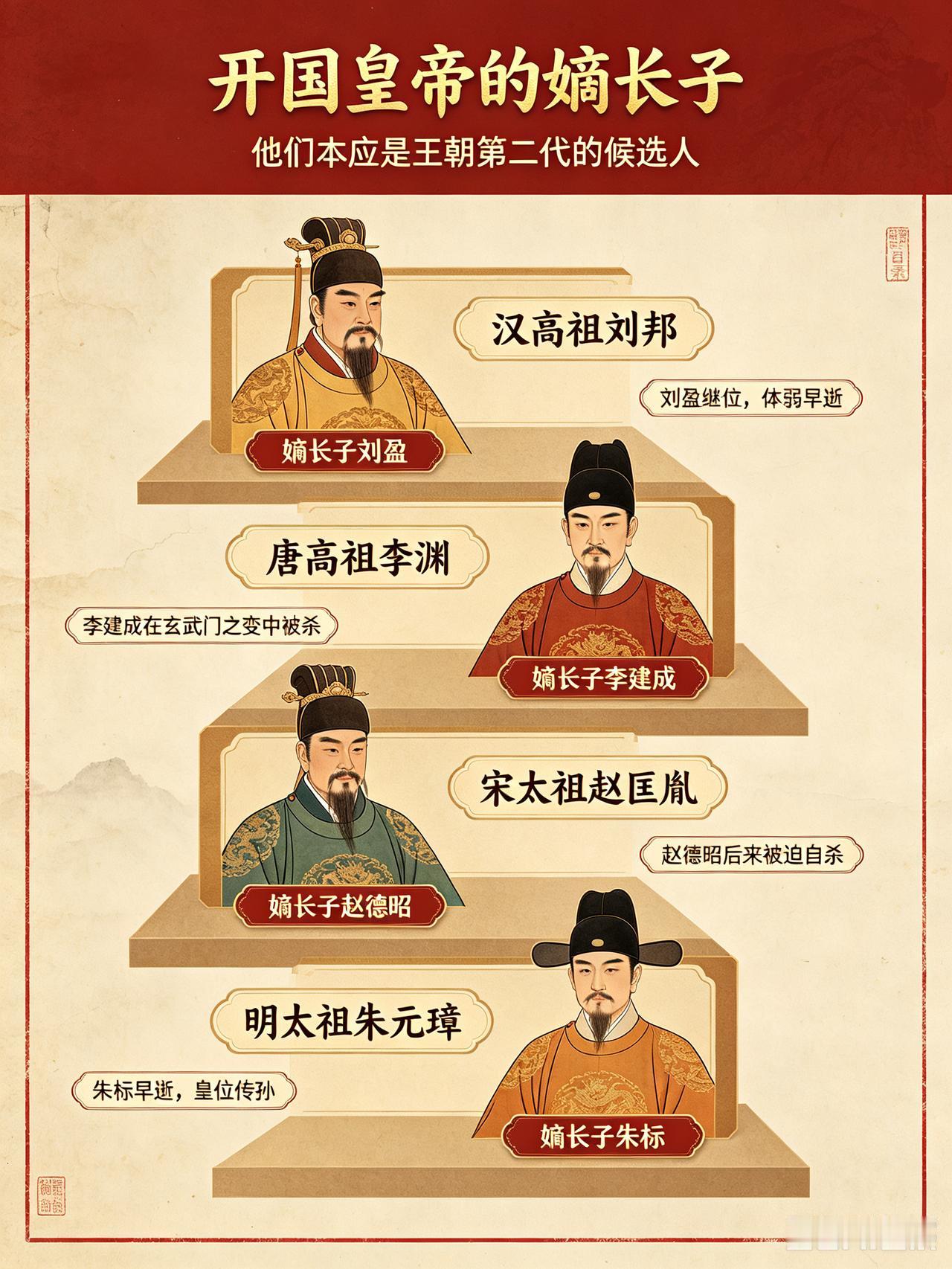 被诅咒的历史:很难继位的大一统开国皇帝嫡长子。秦始皇的长子扶苏: