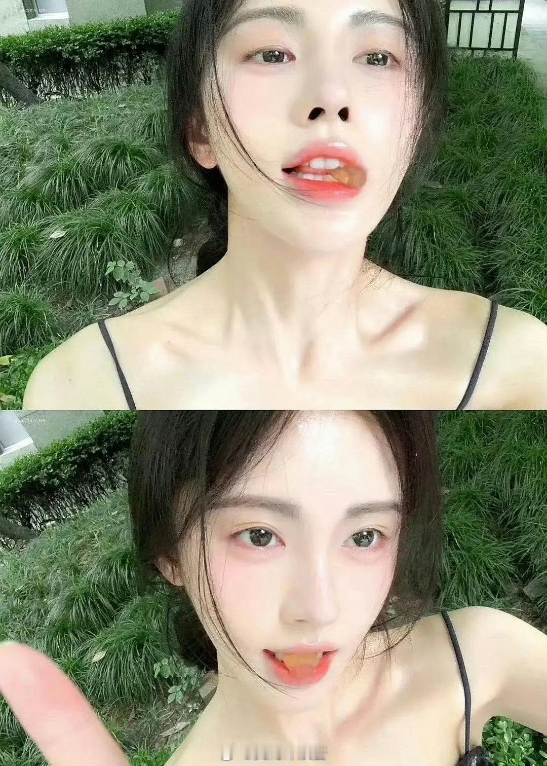 鞠婧祎这几张图给人一种很不舒服的感觉​​​